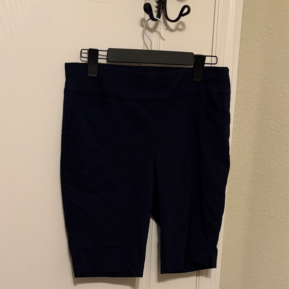 Christopher & Banks Dark Blue Bermudas